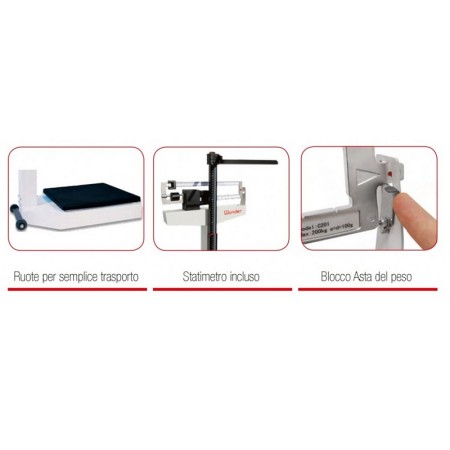 Mechanical bathroom scale 200kg