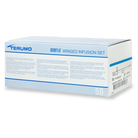 Agujas de mariposa terumo surflo 23g - 0,6x19 mm - sv*23nl30 - azules - estériles - paquete de 50.