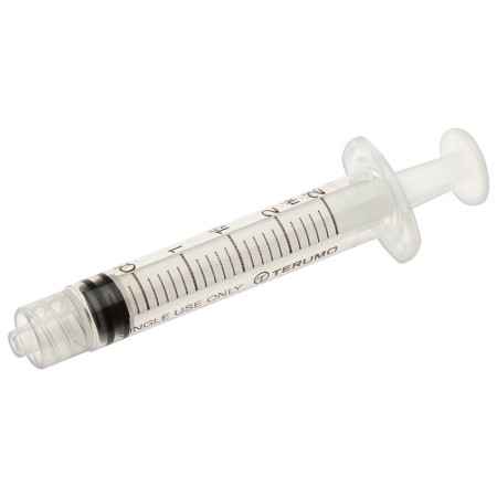 Seringues sans aiguille terumo 2,5 ml - verrouillage luer concentrique - ss02le1 - stériles - paquet de 100.