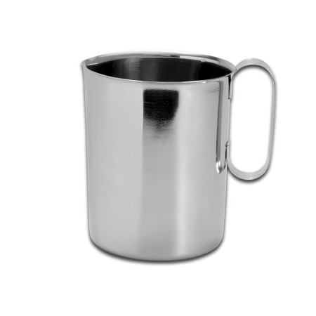 Becher inox con manico 2000 ml - 1 pz.