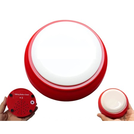 Sveglia parlante tastone per ciechi (non vedenti) ipovedenti ed anziani