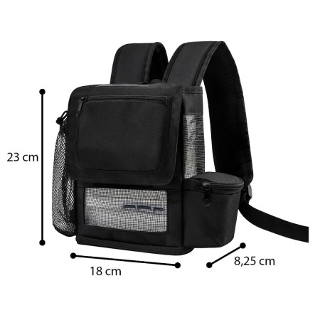 Zaino a doppia spalla compatto compatibile per inogen rove 6 e inogen one g5