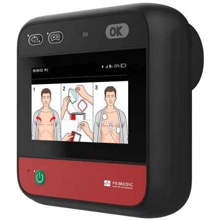 Defibrillatore primedic heartsave mypad display dae automatico