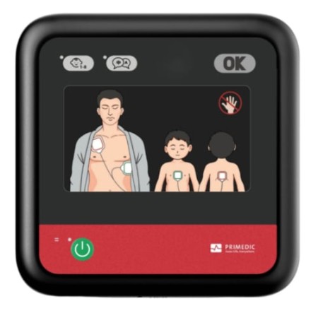 Defibrillatore primedic heartsave mypad display dae automatico