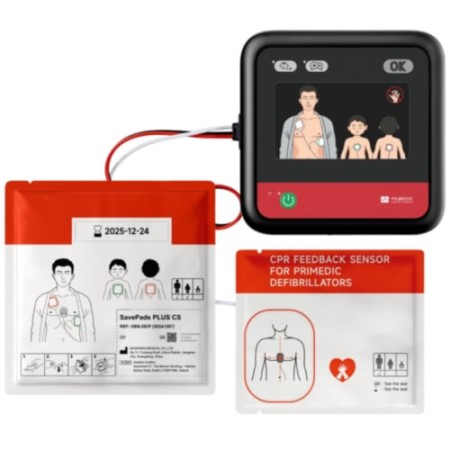 Defibrillatore primedic heartsave mypad display dae automatico