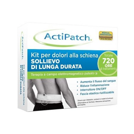 Actipatch kit per dolori muscolari ed articolari con fascia per la schiena