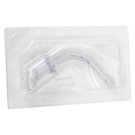 Cannula tracheostomica non cuffiata diametro 4 mm