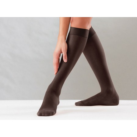 Gambaletto - l/xl - media compressione - nero - 1 paio