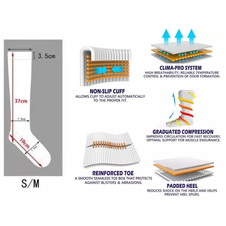 Calze a compressione funny s-m - disegno 1 - conf. 5 pz.