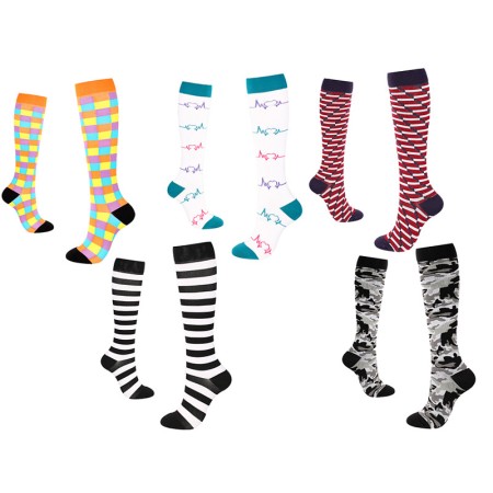 Calze a compressione funny l-xl - disegno 5 - conf. 5 pz.