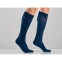 Gambaletto cotone unisex - l - media compressione - blu - 1 paio