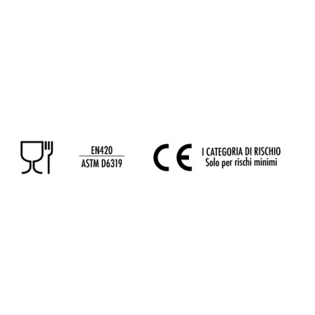 Guanti in nitrile neri senza polvere palmpro essential 537 - 100 pz.