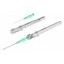 Ago cannula periferico ev di sicurezza bd insyte autoguard con alette 18g x30mm - 381944 - conf. 50 pz.