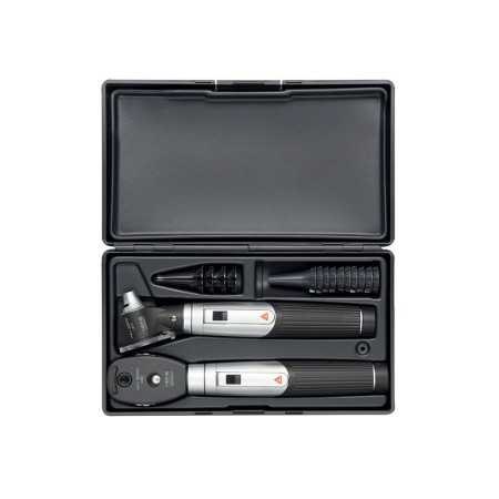 Set heine mini 3000 led direct oto + oftalmoscopio - nero - d-872.11.021 - 1 pz.