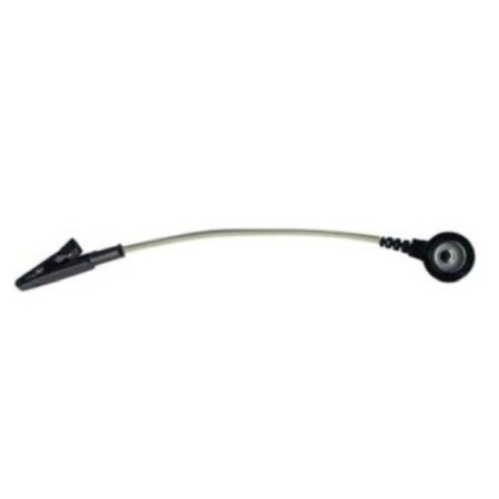 Adaptador, clip macho para crocodile, preto - 1 pc.