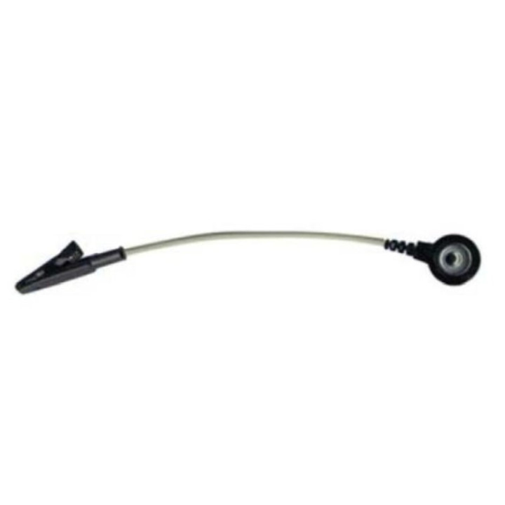 Adapter, han-klips til krokodillen, sort - 1 stk.