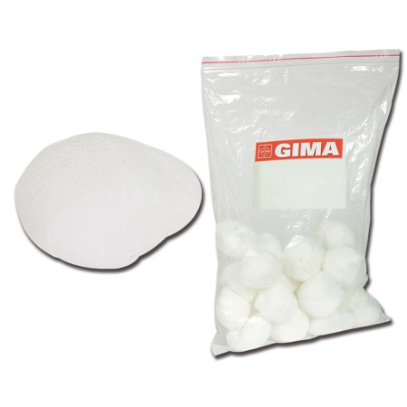 Ronde gaasjes - diameter 40 mm - katoen - verpakking van 1000 stuks.