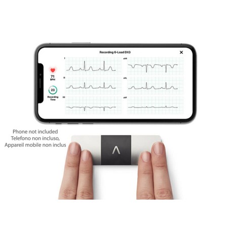 Omron kardiamobile 6-aflednings ekg - km-6l-e - 1 stk.