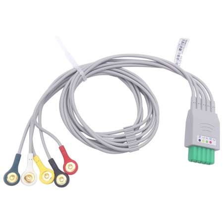 Cavo ecg 5 derivazioni per 54405 - ricambio - richiede cavo di collegamento 54407 - 1 pz.