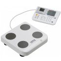 Bilancia per analisi corporea tanita dc-430ma portatile , colore bianco dc430m002a