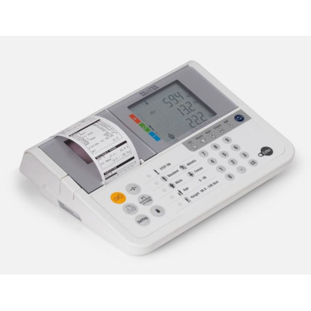 Bilancia per analisi corporea tanita dc-430ma portatile , colore bianco dc430m002a