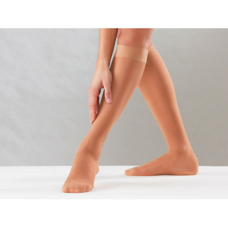 Gambaletto - s/m - media compressione - beige - 1 paio
