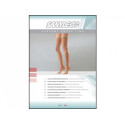 Hold-up sokker - s - medium kompression - sort - 1 par