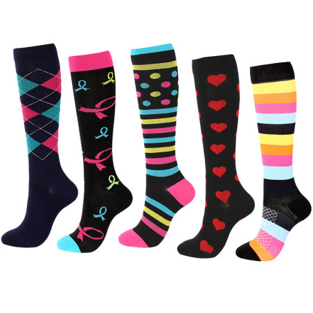 Calze a compressione funny s-m - disegno 1 - conf. 5 pz.