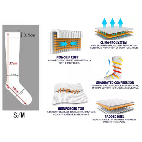Calze a compressione funny s-m - disegno 2 - conf. 5 pz.