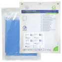 Sterile double-layer surgical drape 45x75 cm alphatex with absorbent side and waterproof side