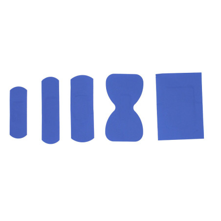 Cerotti assortiti blu detectable per haccp - confezione da 100 pz.