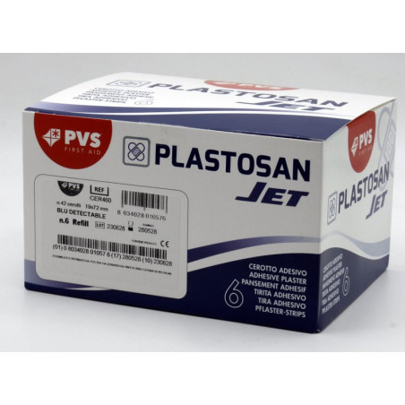 Ricarica 42 cerotti 19x72 mm - conf. 6 pz. blue