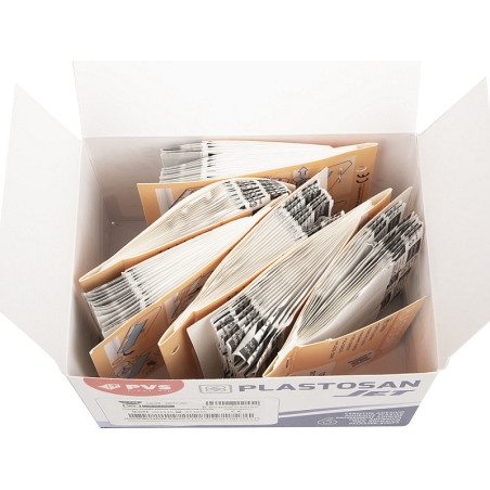 Opakowanie uzupełniające 42 plastrów 19x72 mm - opakowanie 6 szt. niebieskie