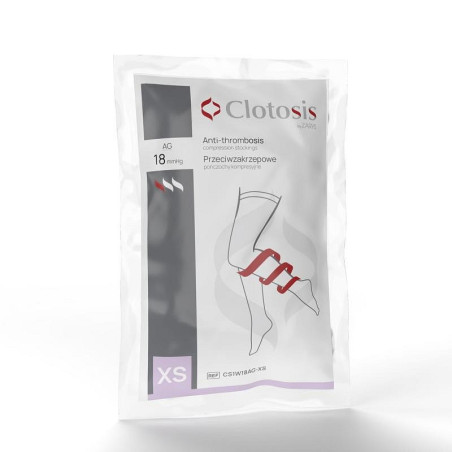 Bas de contention anti-thrombotiques 18 mmhg