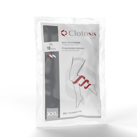 Medias de compresión antitrombisis 18mmhg clotosis