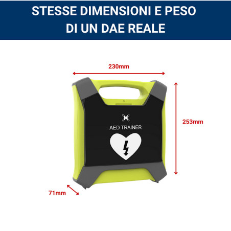 Defibrillatore da addestramento xft-120g aed trainer plus