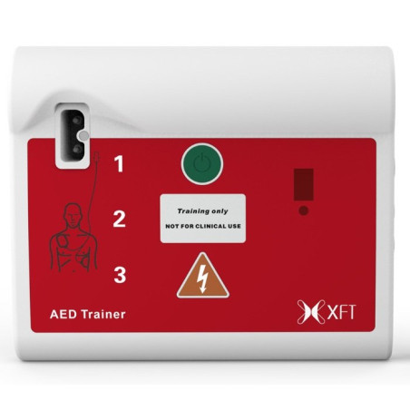 Xft - 120c aed trainer podstawowy uniwersalny defibrylator szkoleniowy