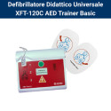 Xft - 120c aed trainer podstawowy uniwersalny defibrylator szkoleniowy