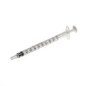 Jeringa de tuberculina bd plastipak de 1 ml, sin aguja - 120 unidades.