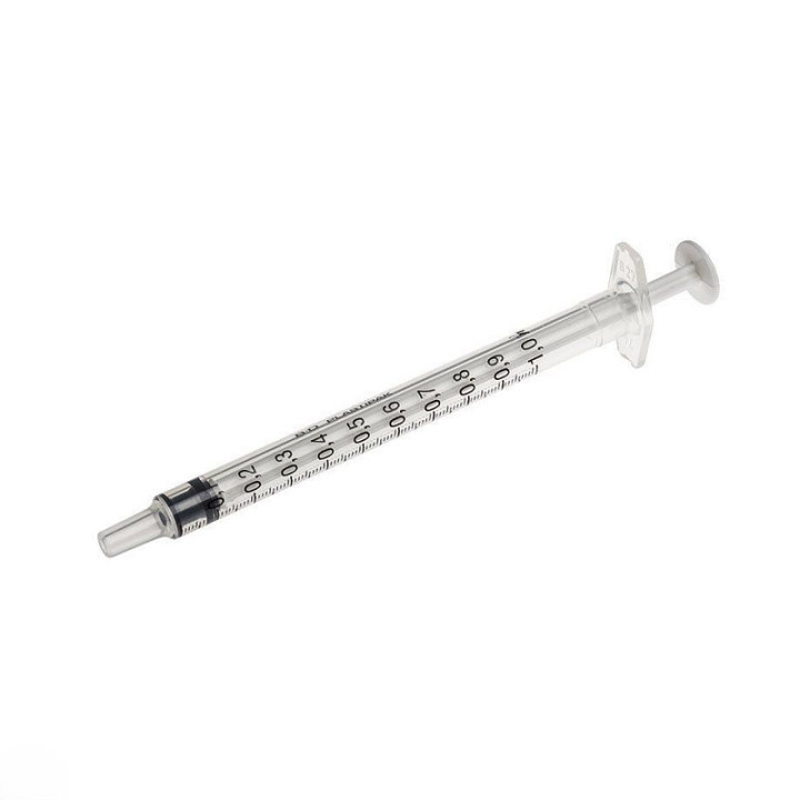 BD Plastipak tuberculin syringe 1 ml, without needle - 120 pcs.