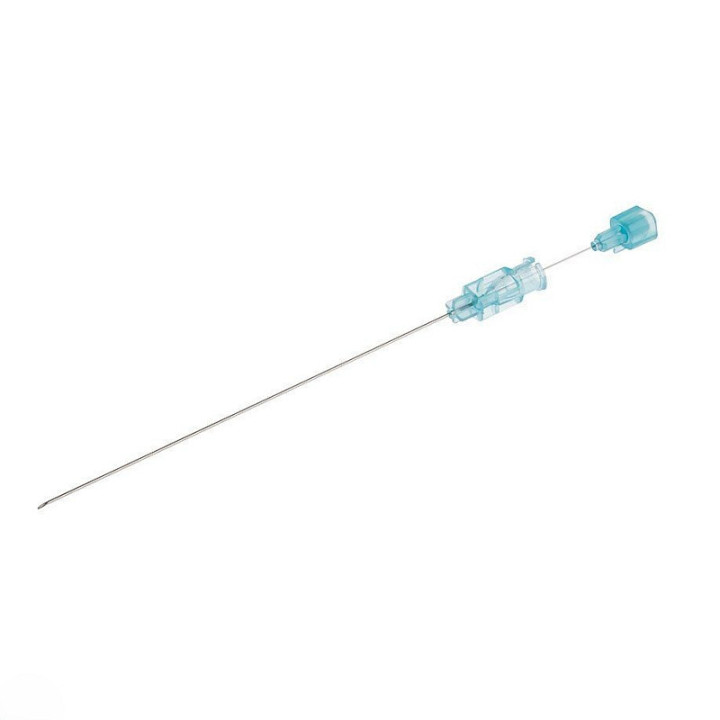 Ace spinale BD Quincke 23G - 0,64x90 mm - turcoaz - pachet de 25.
