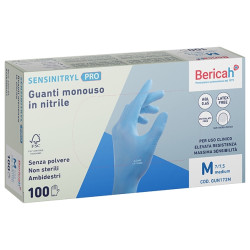 Sensitryl pro púdermentes nitril kesztyű - 100 db.