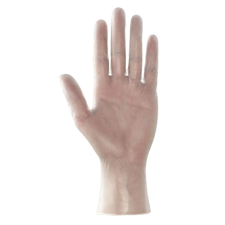 Guantes de vinilo sin polvo DERMAVINIL, 100 uds.
