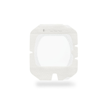 3m tegaderm 1668 przezroczysta folia do mocowania iv z okienkiem bez kleju 12x12 cm - opakowanie 25 szt.