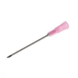 Aiguille bd microlance 18g - 1,20 x 40 mm - rose - paquet de 100 pièces.