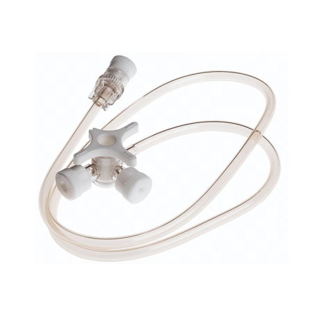 Bd connecta plus 3 rubinetti tre vie con prolunga 50 cm - 20 pz.