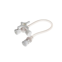 Robinets 3 voies bd connecta plus 3 avec rallonge de 10 cm - lot de 50