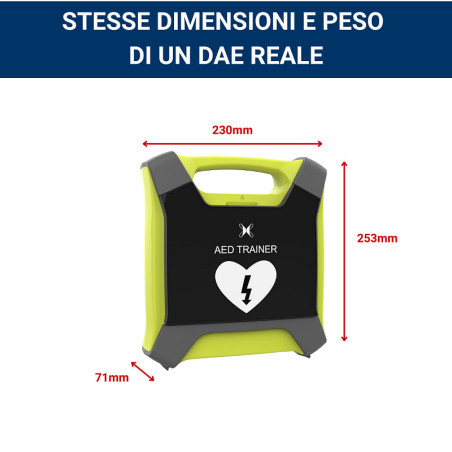 Defibrillatore da addestramento xft-120ga aed trainer pro+