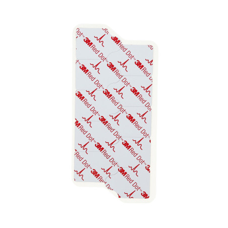 3m red dot 2330 ekg-stempelelektroder 22x32 mm radiolucente - pakke med 100.