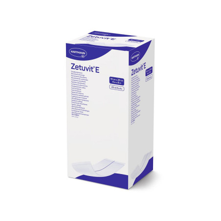 Zetuvit sterile tablets with high absorbent power 10 x 20 cm - 25 pcs.